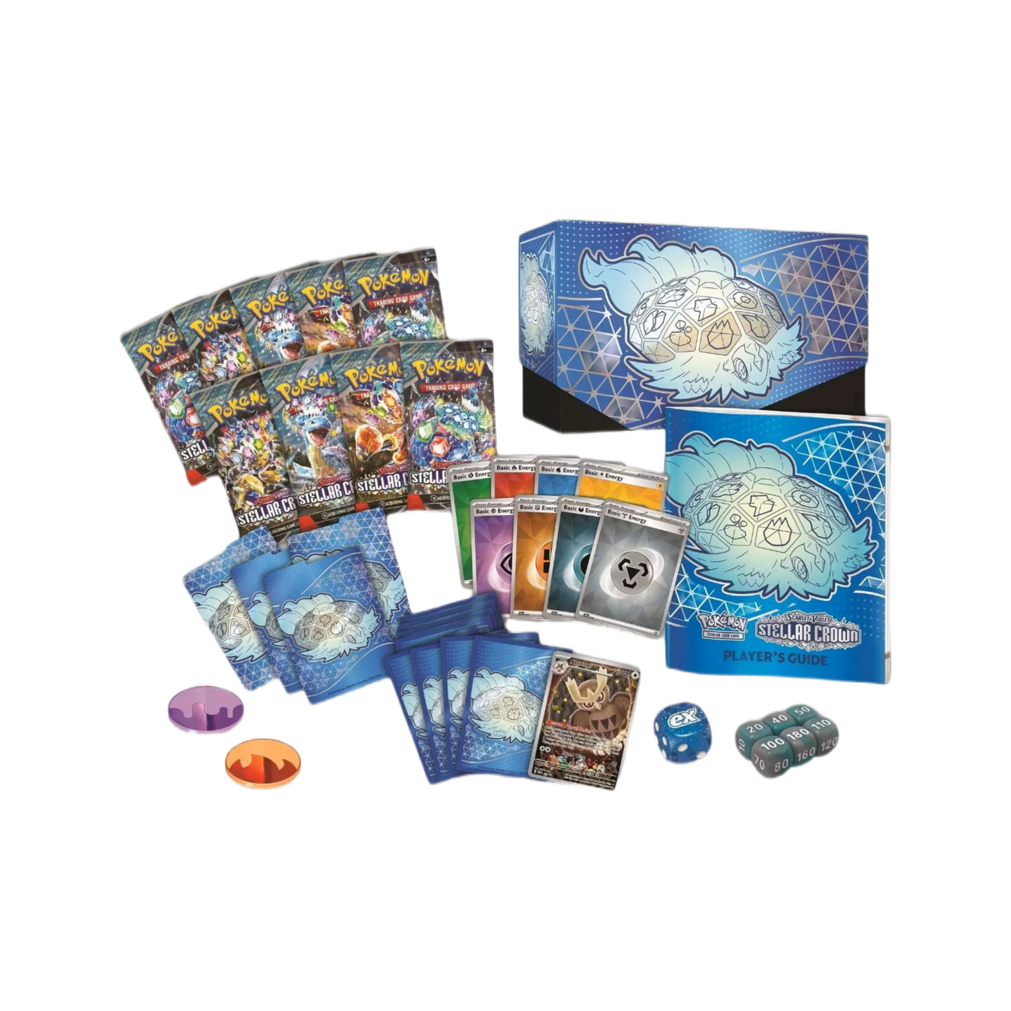 Pokemon TCG: Scarlet & Violet 7 - Stellar Crown - Elite Trainer Box
