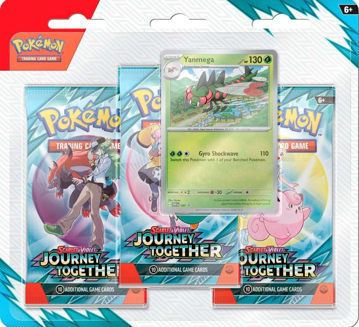 Scarlet and Violet Journey Together 3 Pack Blister Yanmega