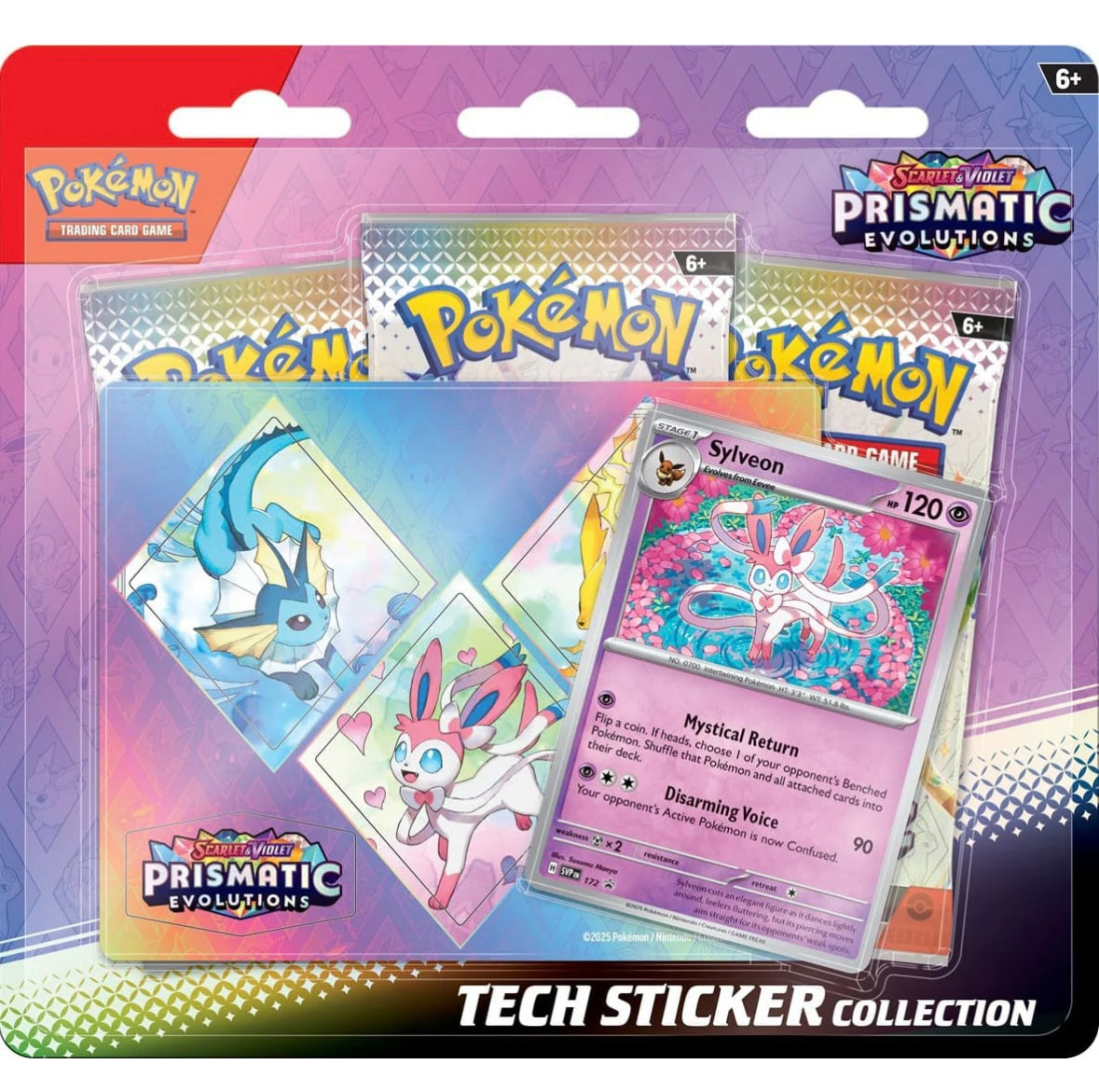 Prismatic Evolutions Tech Sticker Collection