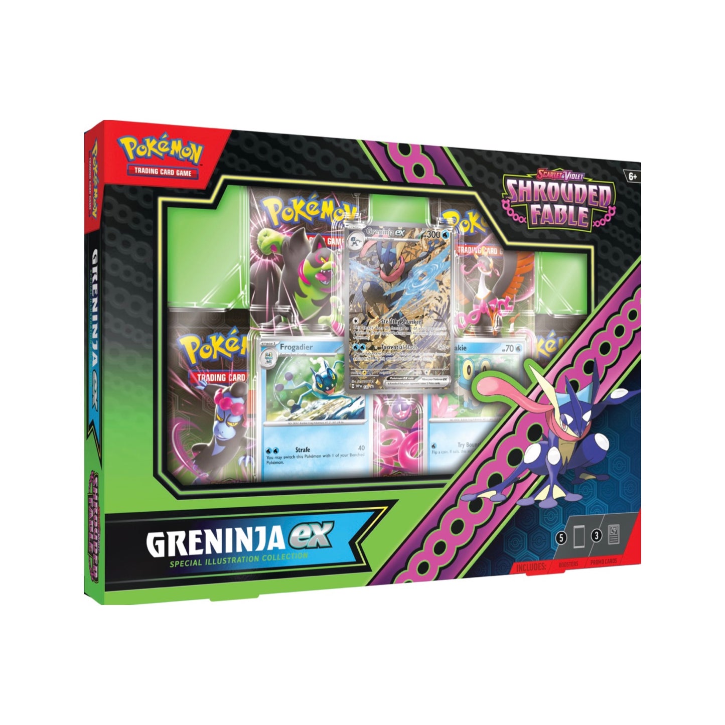 Shrouded Fable Greninja / Kingdra ex Special Illustration Collection