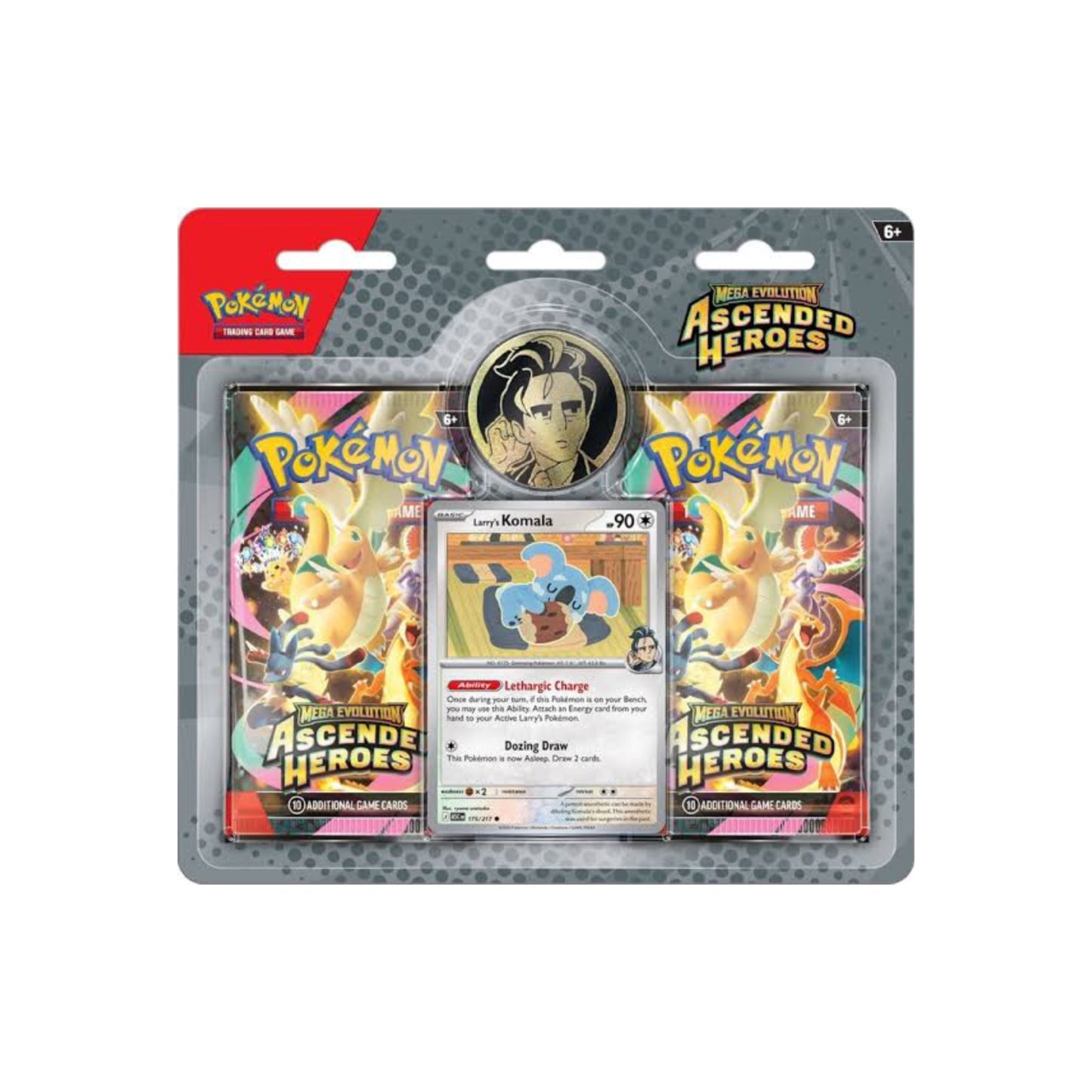 Pokémon - Mega Evolution Ascended Heroes - 2 Pack Blister (Komala)