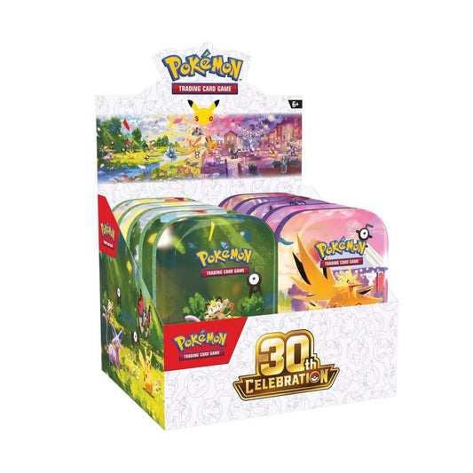 Pokémon TCG: Mini Tins - Assorted Display - 30th Celebration