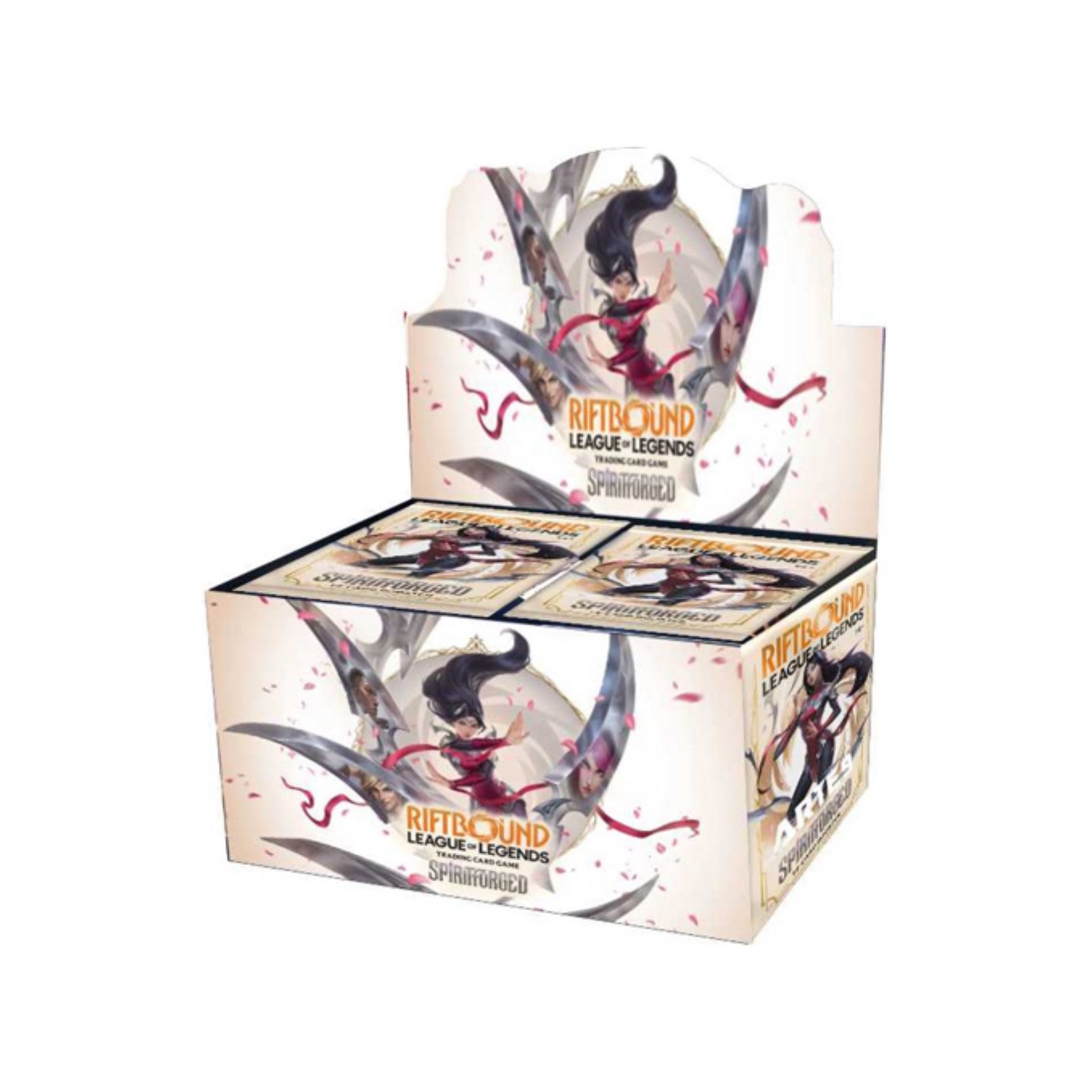 spiritforged booster box Riftbound Riftbound: League of Legends Trading Card Game: (24 Packs) RB-02BD01-EN and 1 token slot Riftbound TCG: League Of Legends