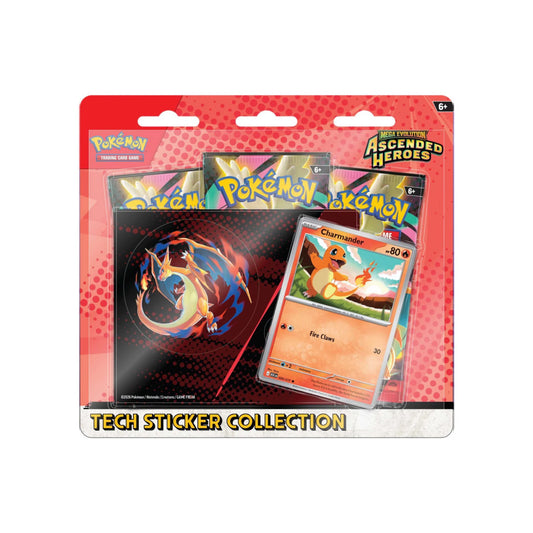 Pokémon - Mega Evolution Ascended Heroes - Tech Sticker Collection (Charmander)