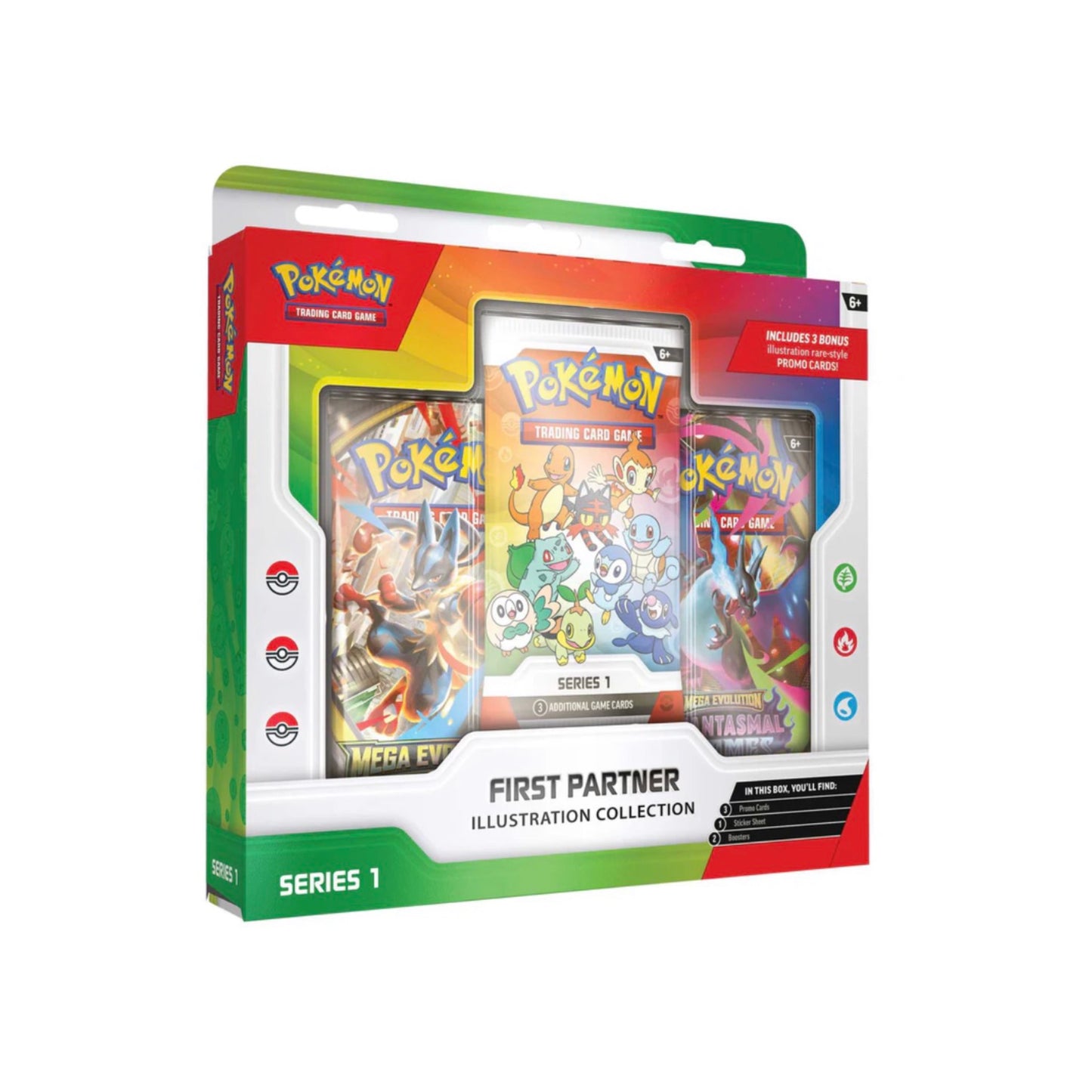 Pokémon - First Partner Illustration Collection - Series 1